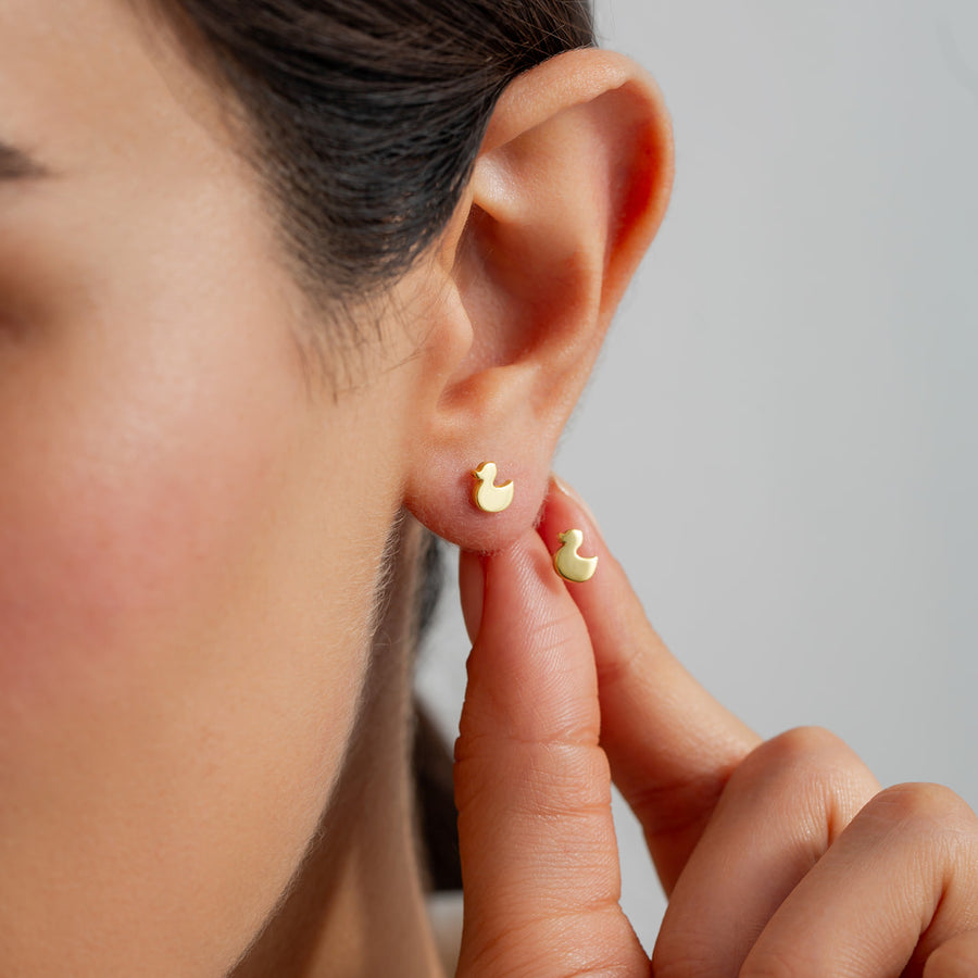 Duck Earrings