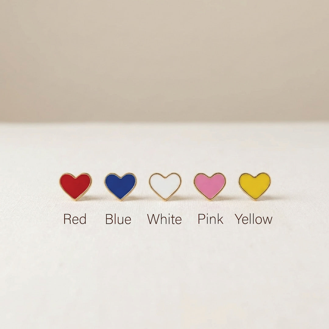 Enamel Heart Colors