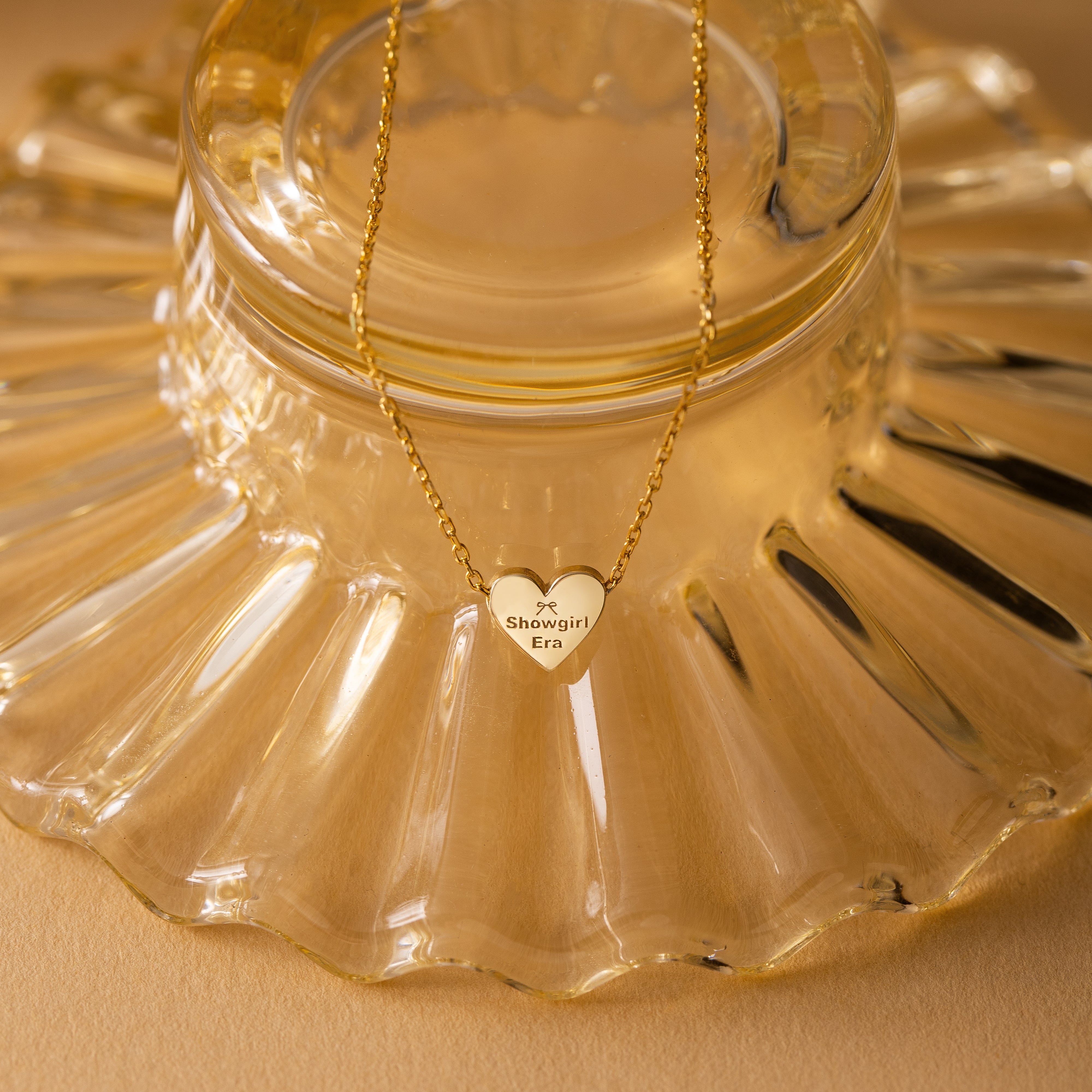 In My Showgirl Era Heart Necklace