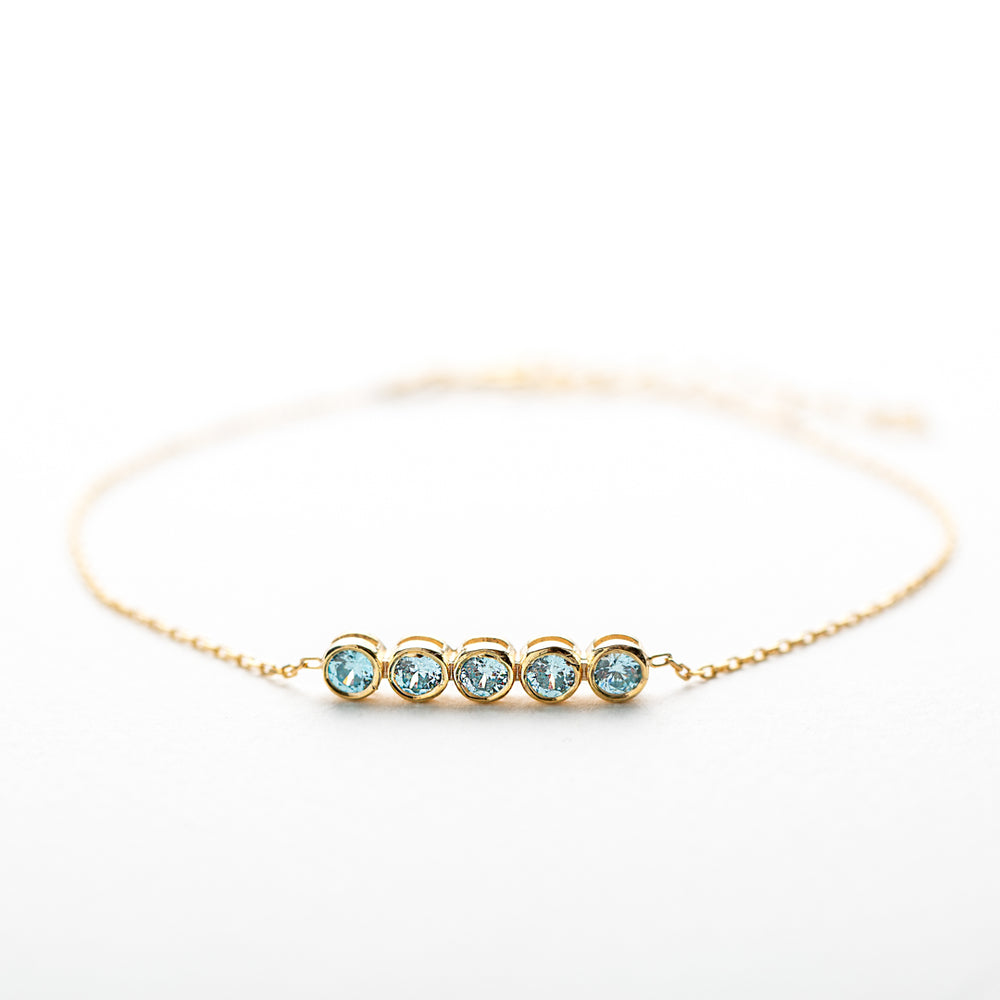 family birthstone bracelet