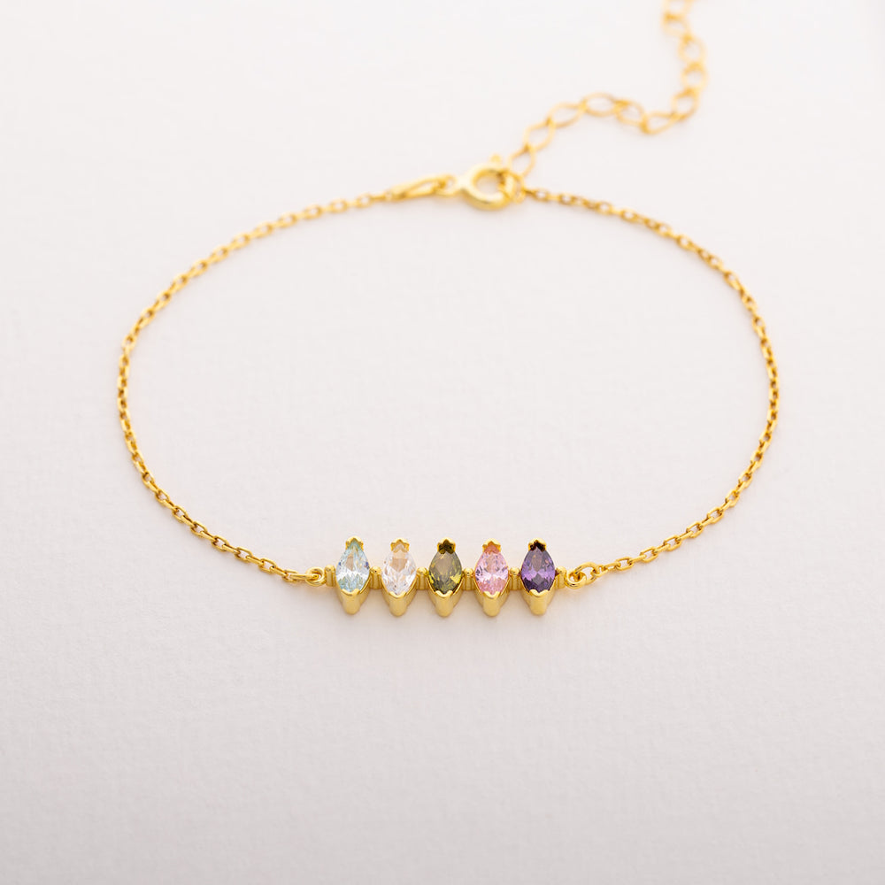 Family birthstone bracelet 