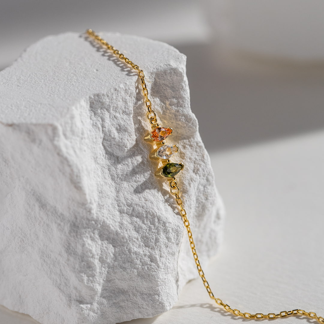 Family birthstone christmas gift