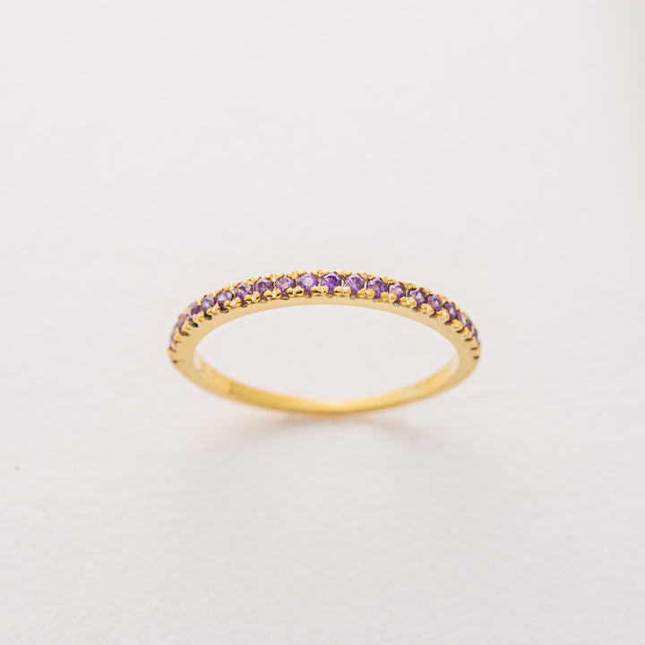 Birthstone Stacking Eternity Ring