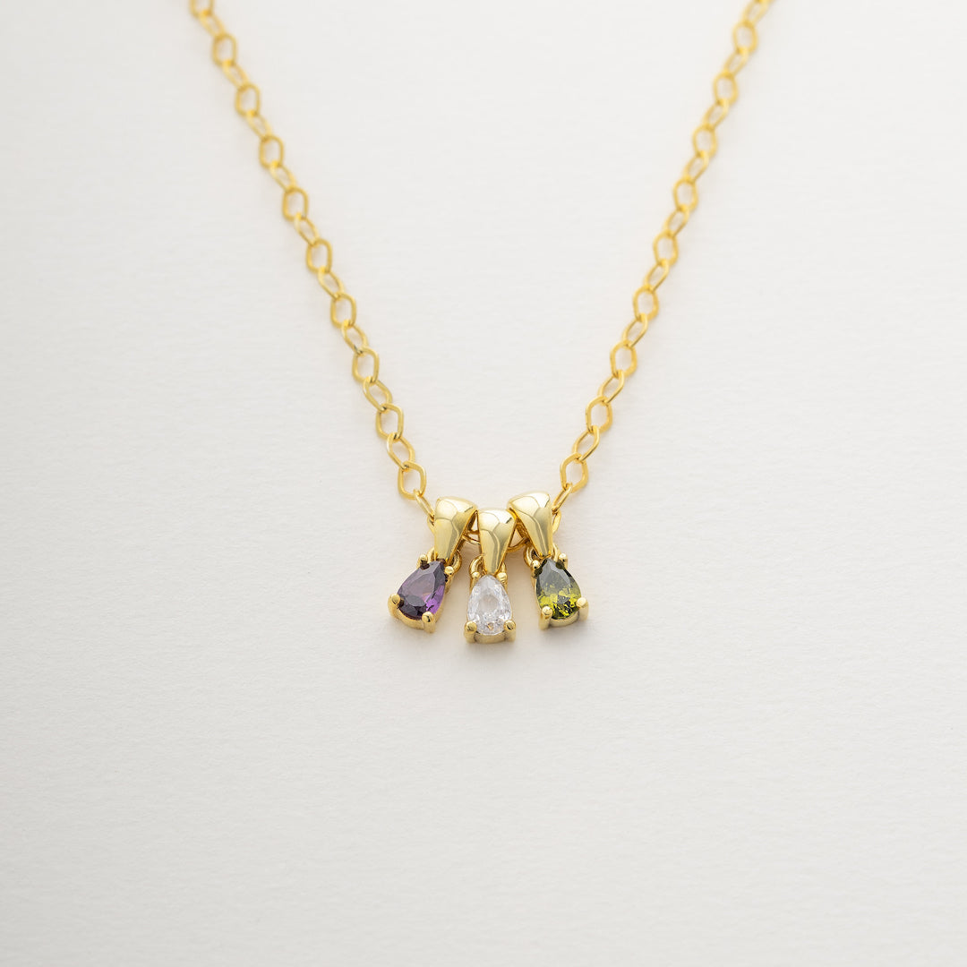Drop shape necklace
