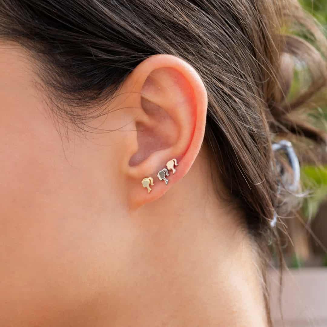 Gift For Her 14K Barbie Earrings