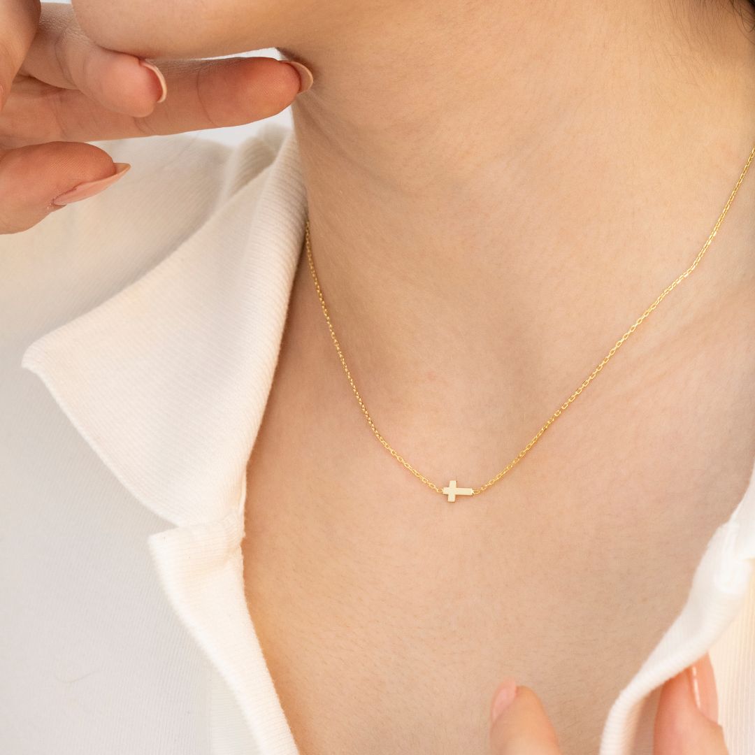 Gold Cross Necklace for Women order
