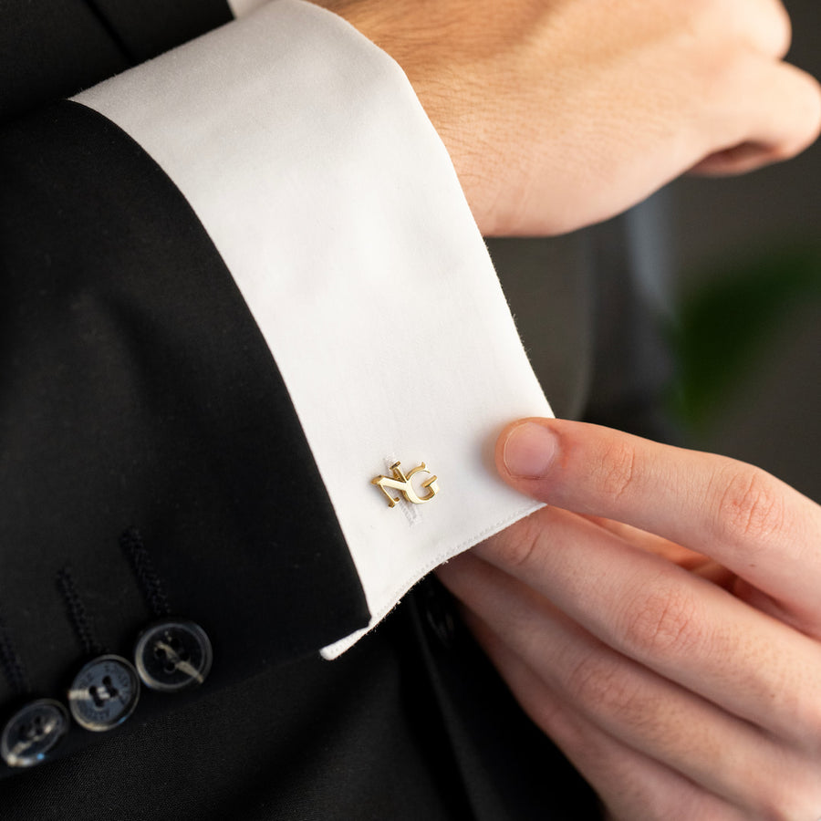 Personalized Initial Cufflinks