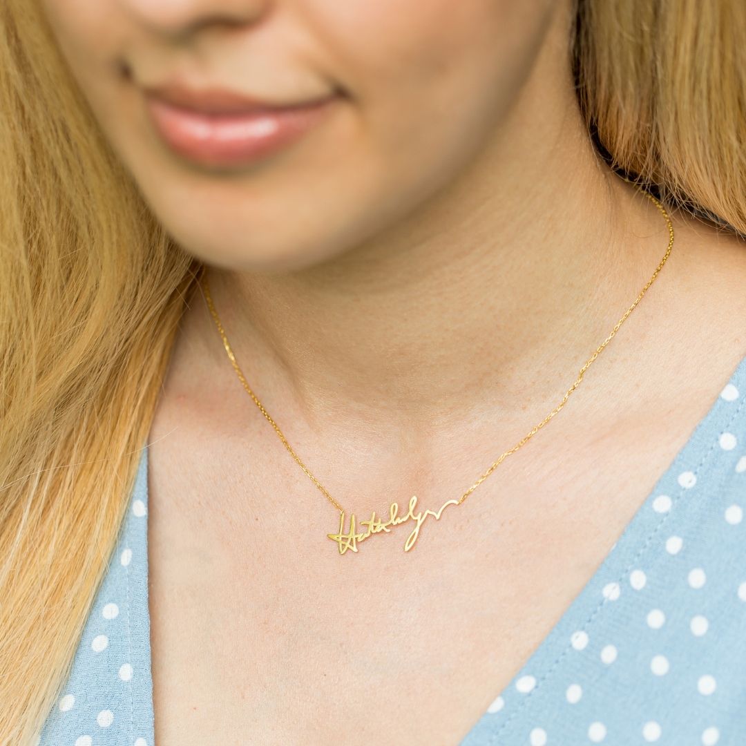 Handwriting Custom Name Necklace