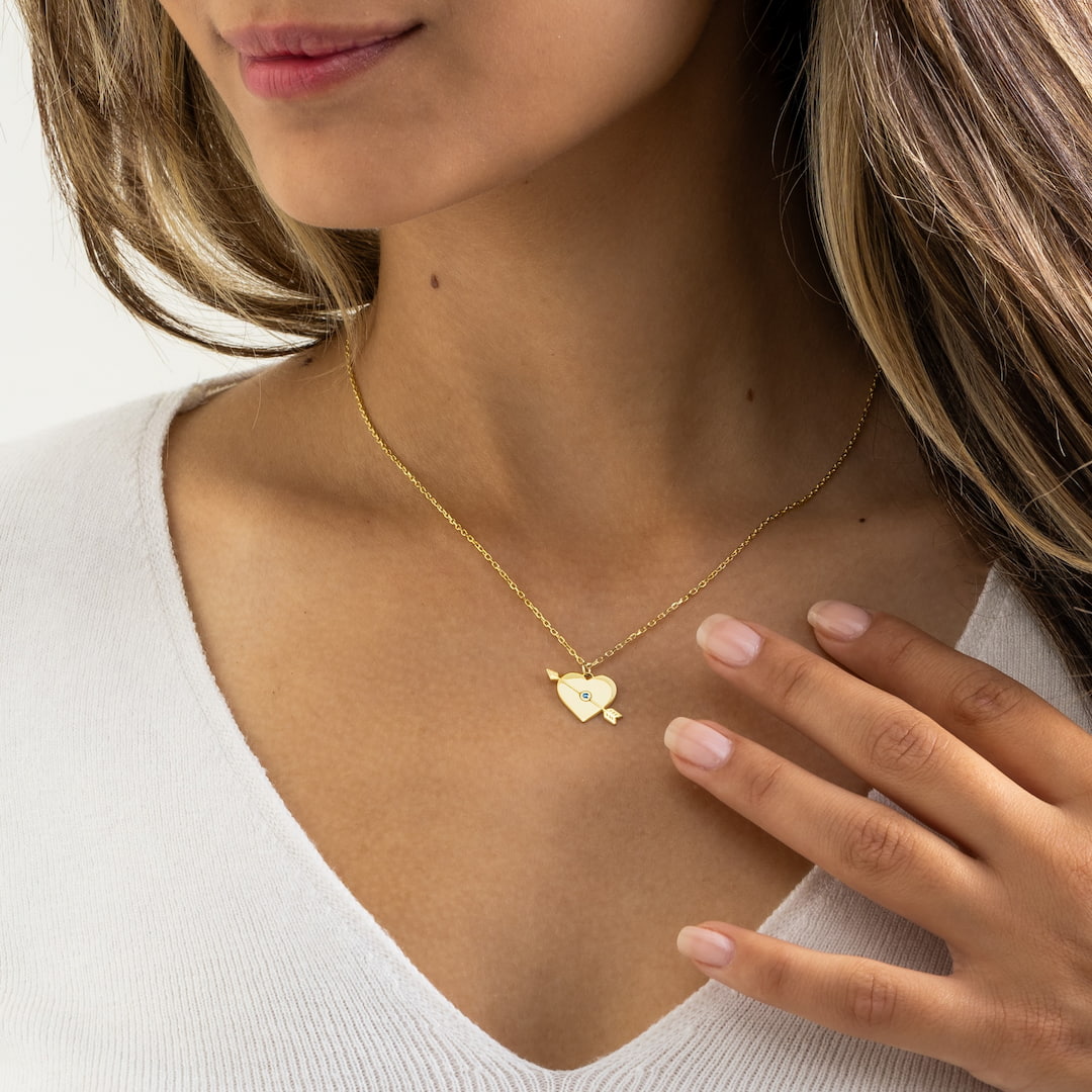 Heart Arrow Necklace