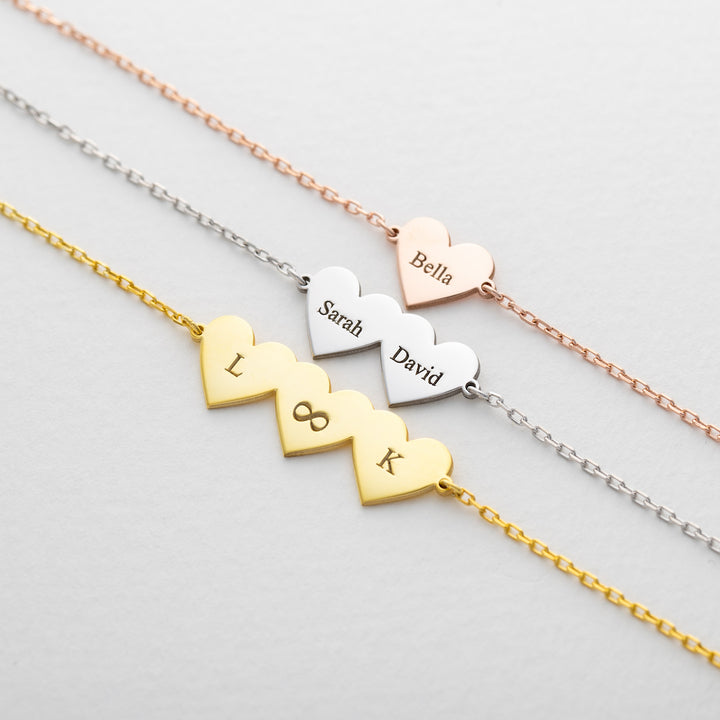 Custom Heart Bracelet