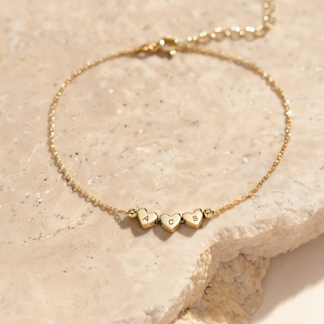Heart Charm Bracelet