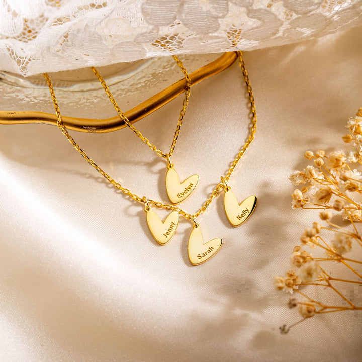 Personalized Heart Name Necklace