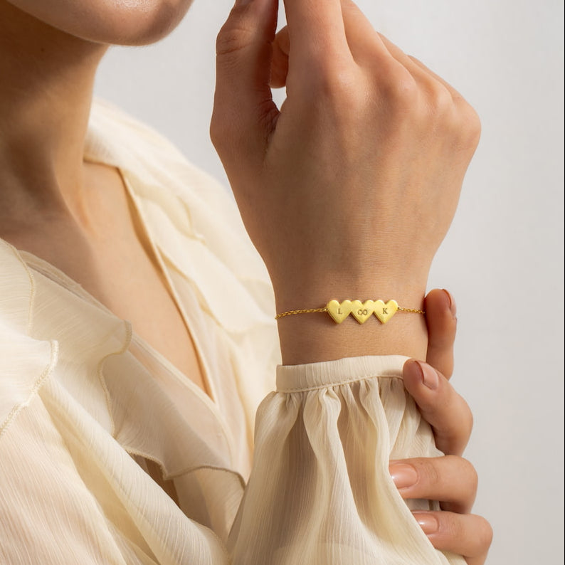 Custom Heart Bracelet