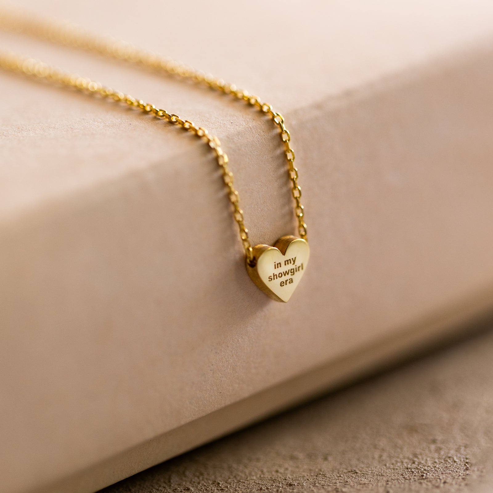 In My Showgirl Era Heart Necklace