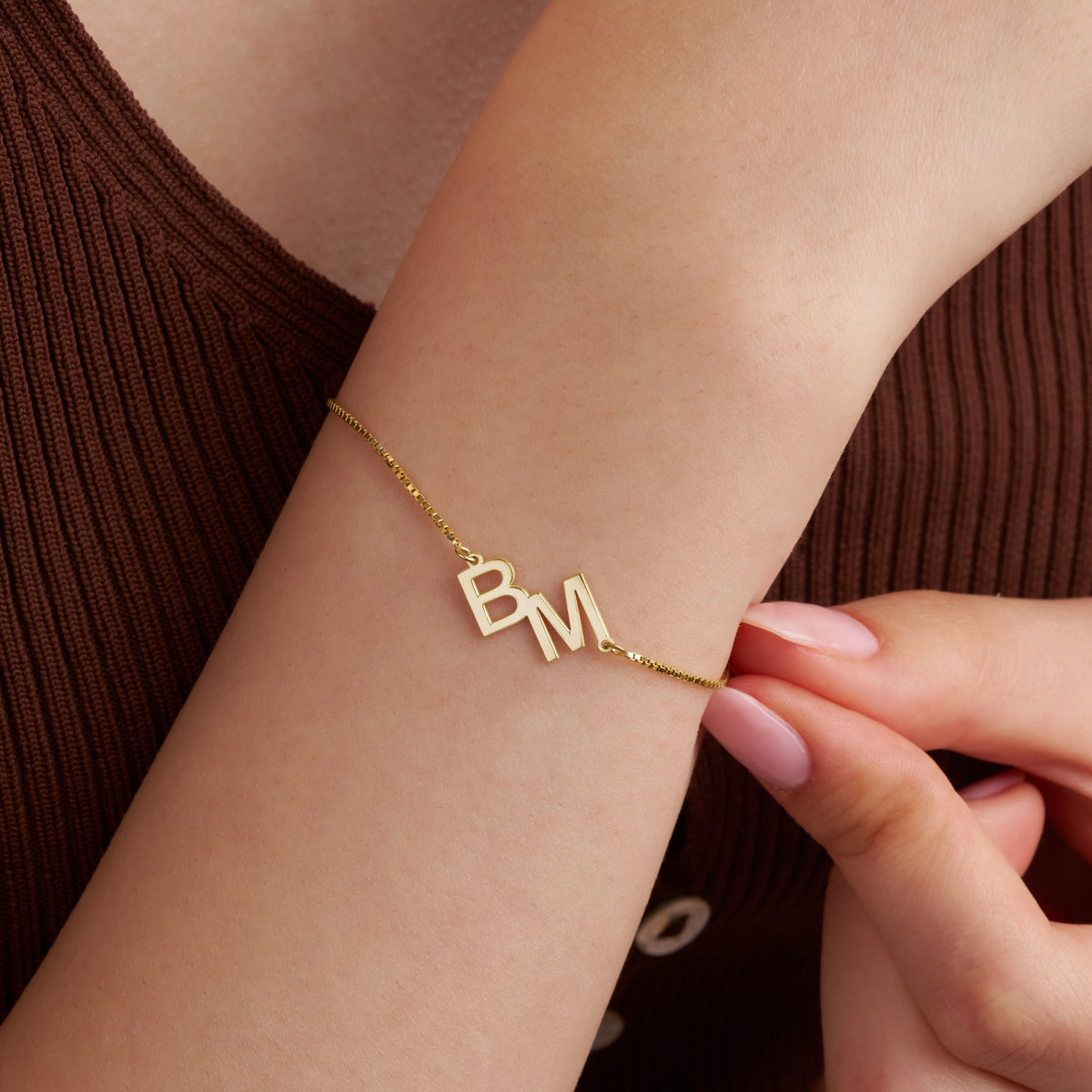 Custom Initial Bracelet