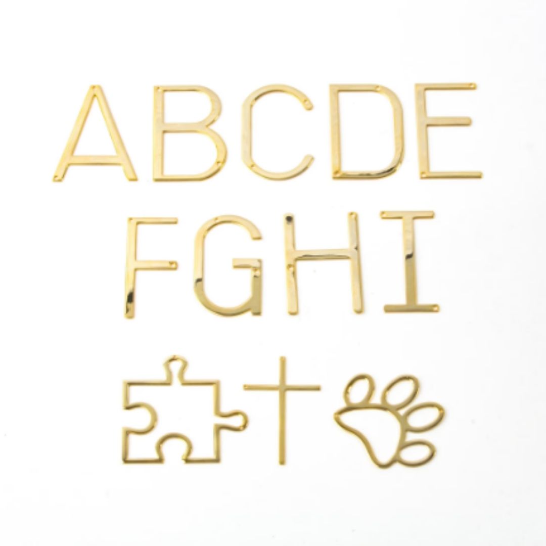 Large Initial Custom Necklace