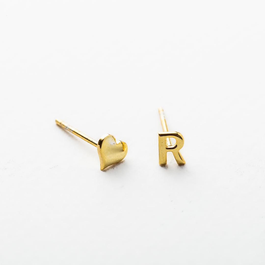 Initial Earrings