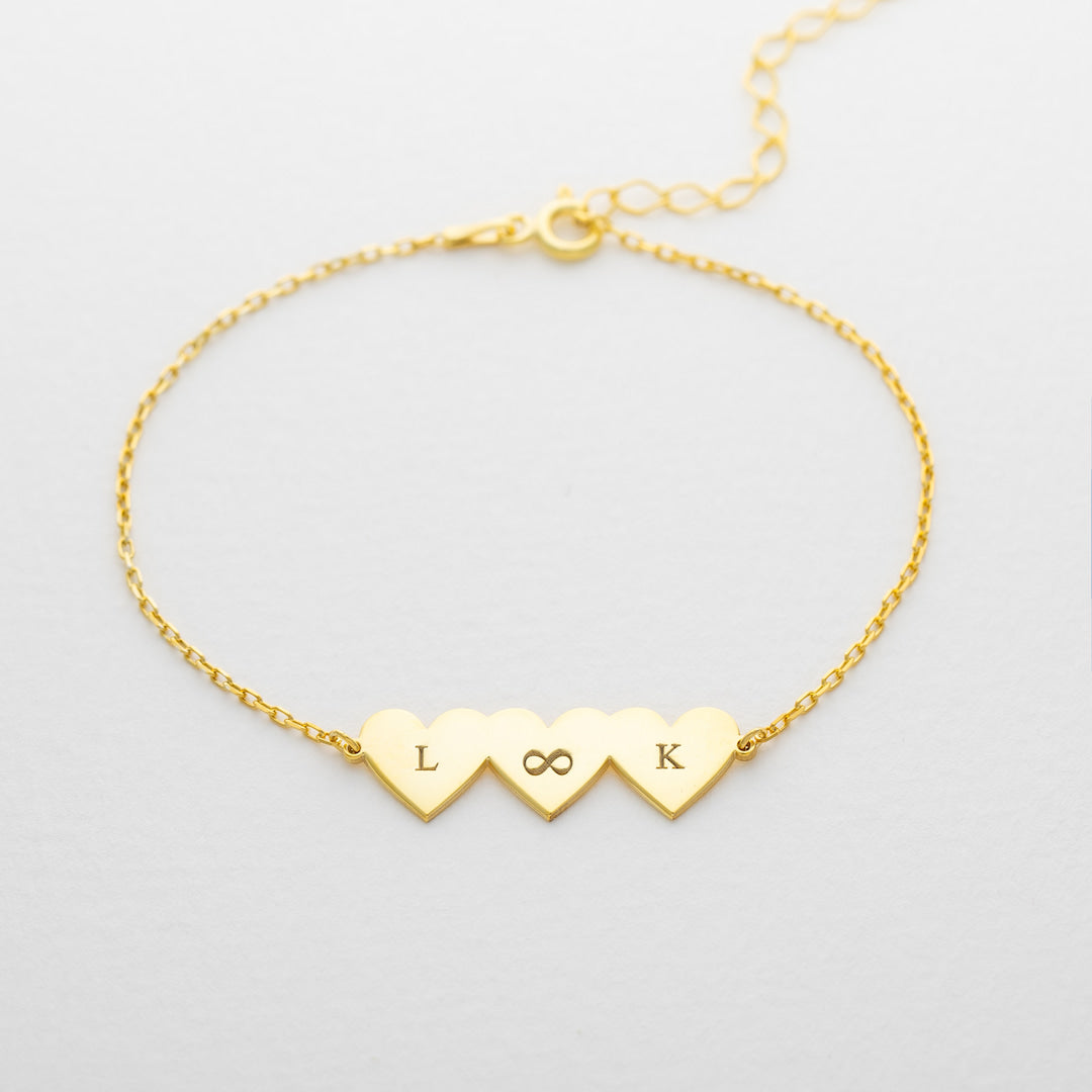 Custom Heart Bracelet