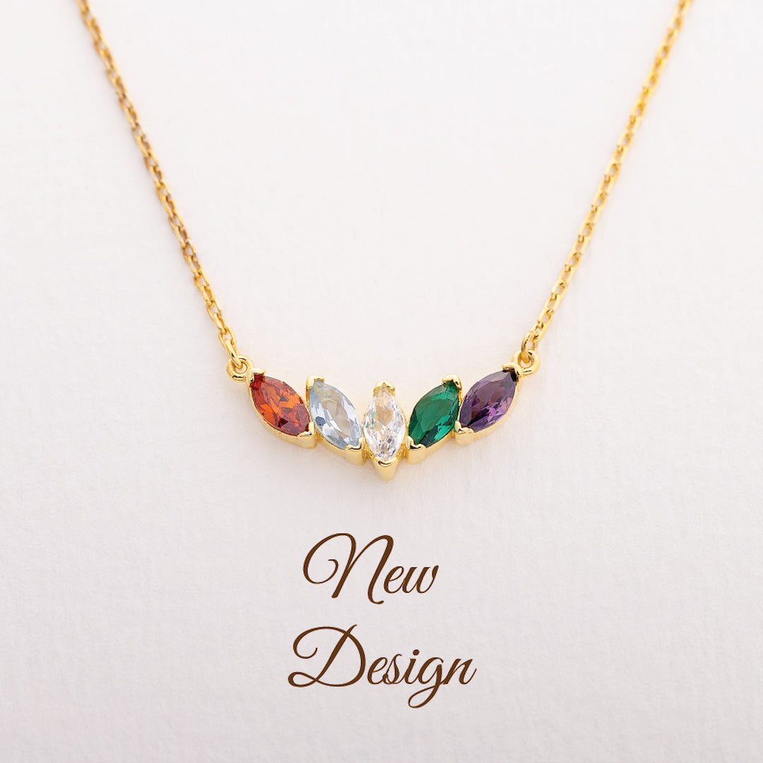 Multiple Birthstone Necklace