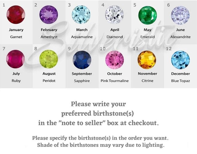 Name and Birthstone Necklace