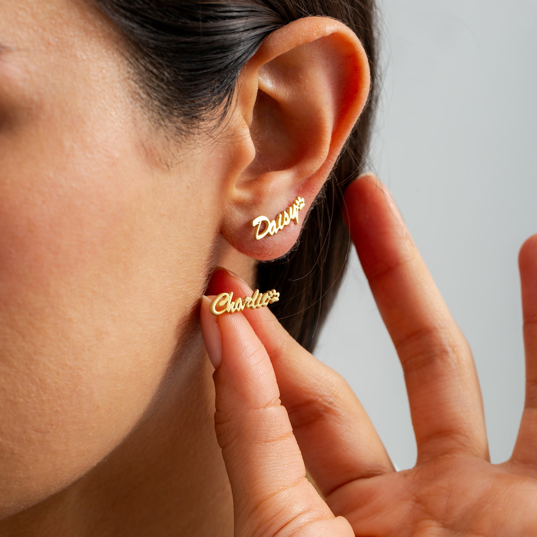 Name Earrings