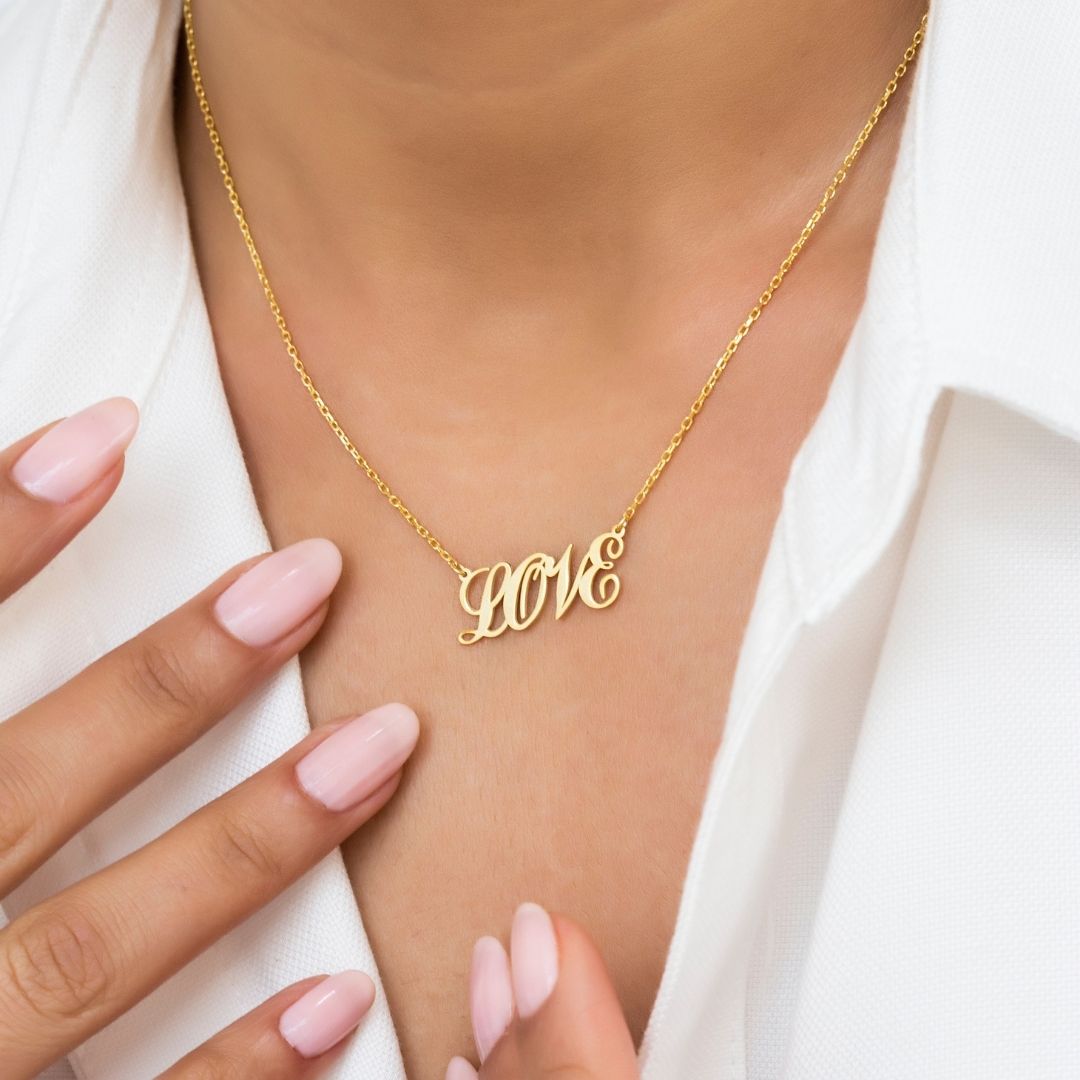 Name Plate Necklace Price
