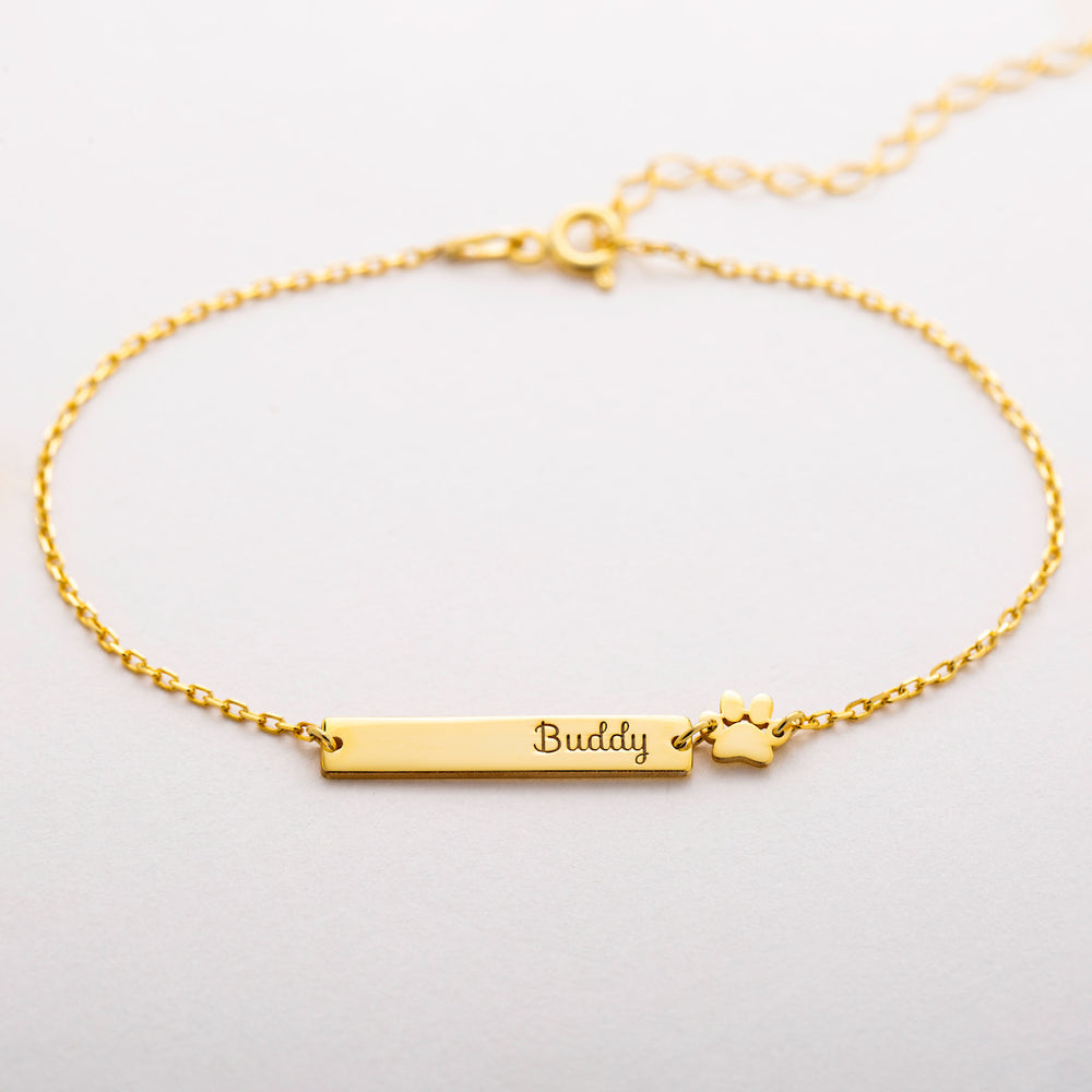 Paw bracelet gift or her 