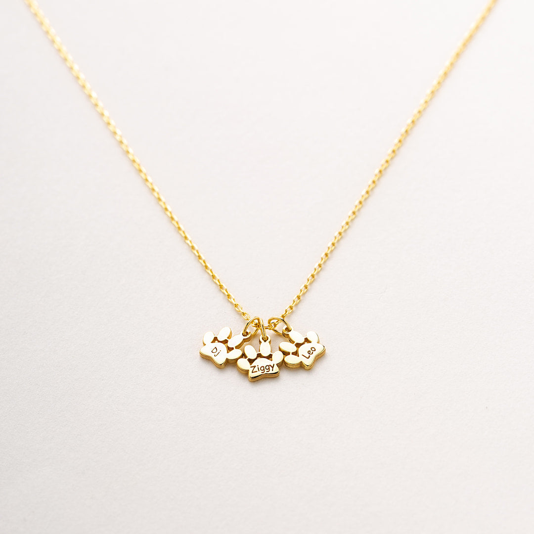 Paw Print Necklace