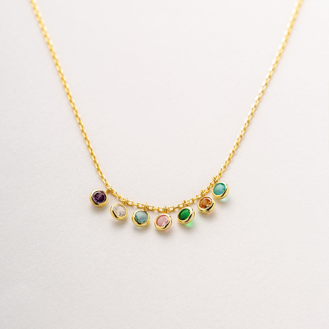 Personalized Birthstone Necklace 