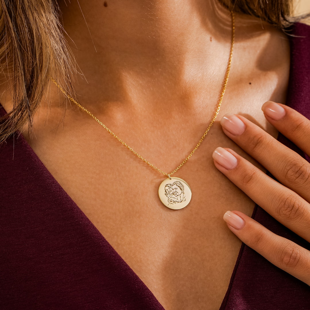 Family Photo Necklace