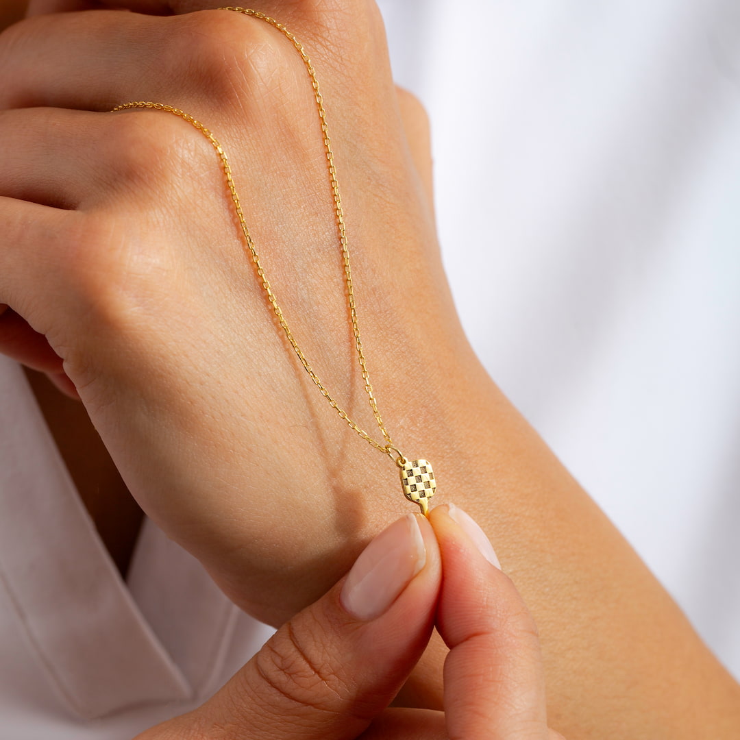 Pickleball Charm Necklace