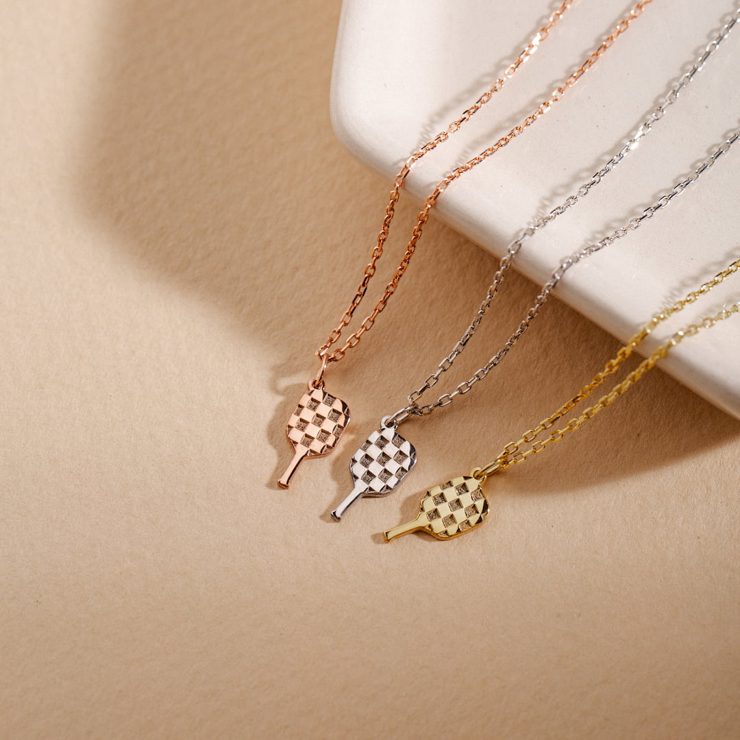 Pickleball Charm Necklace