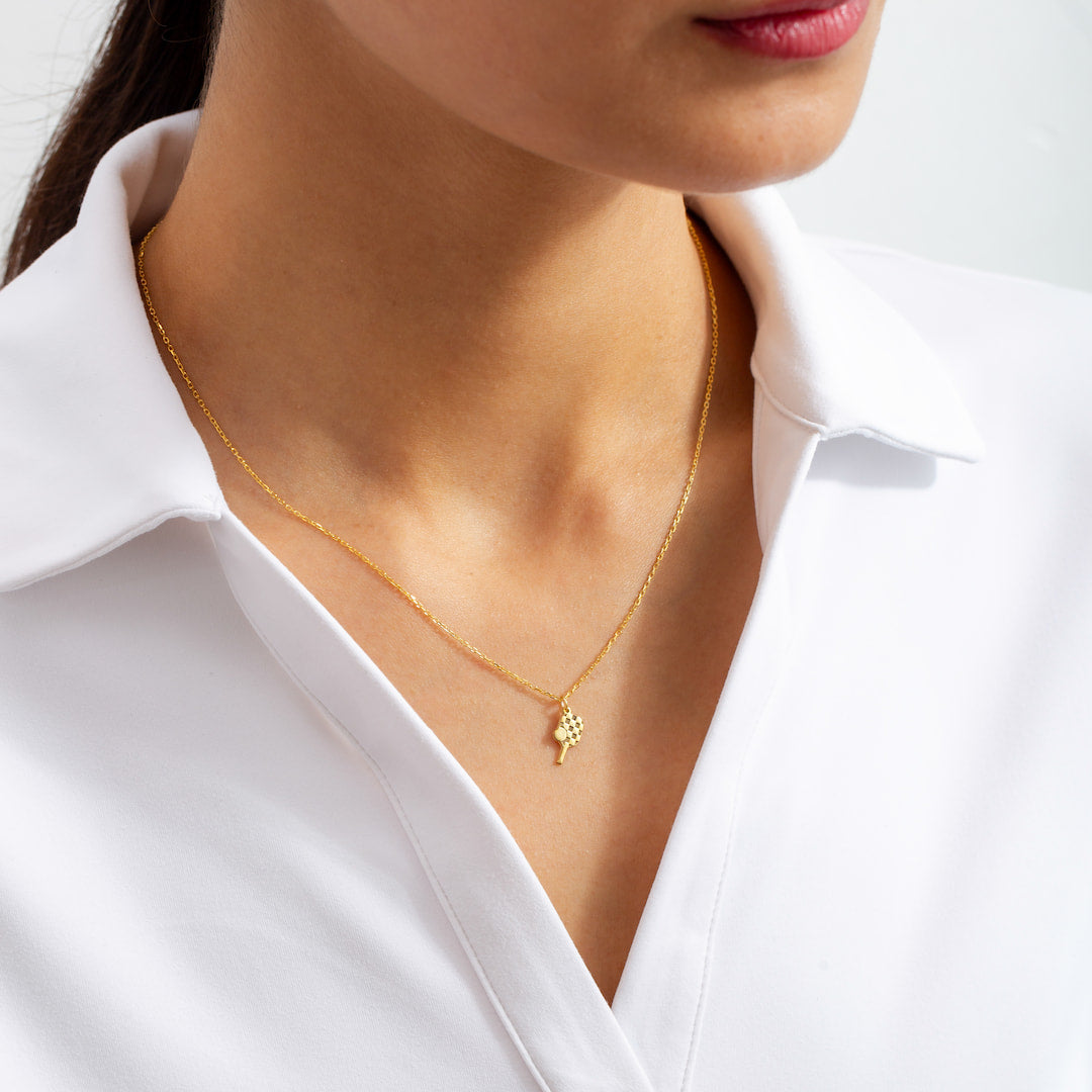 Pickleball Charm Necklace