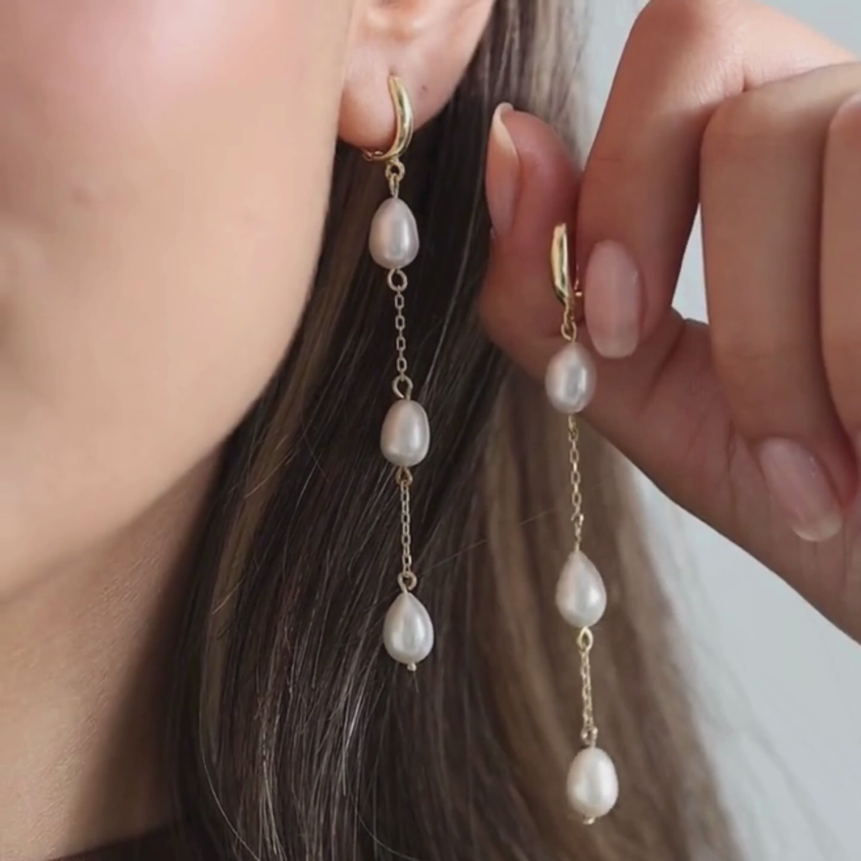 Pearl Drop Earrings