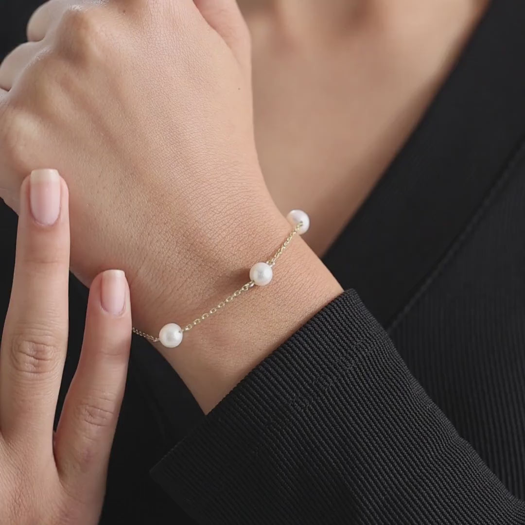 Freshwater Beaded Pearl Bracelet