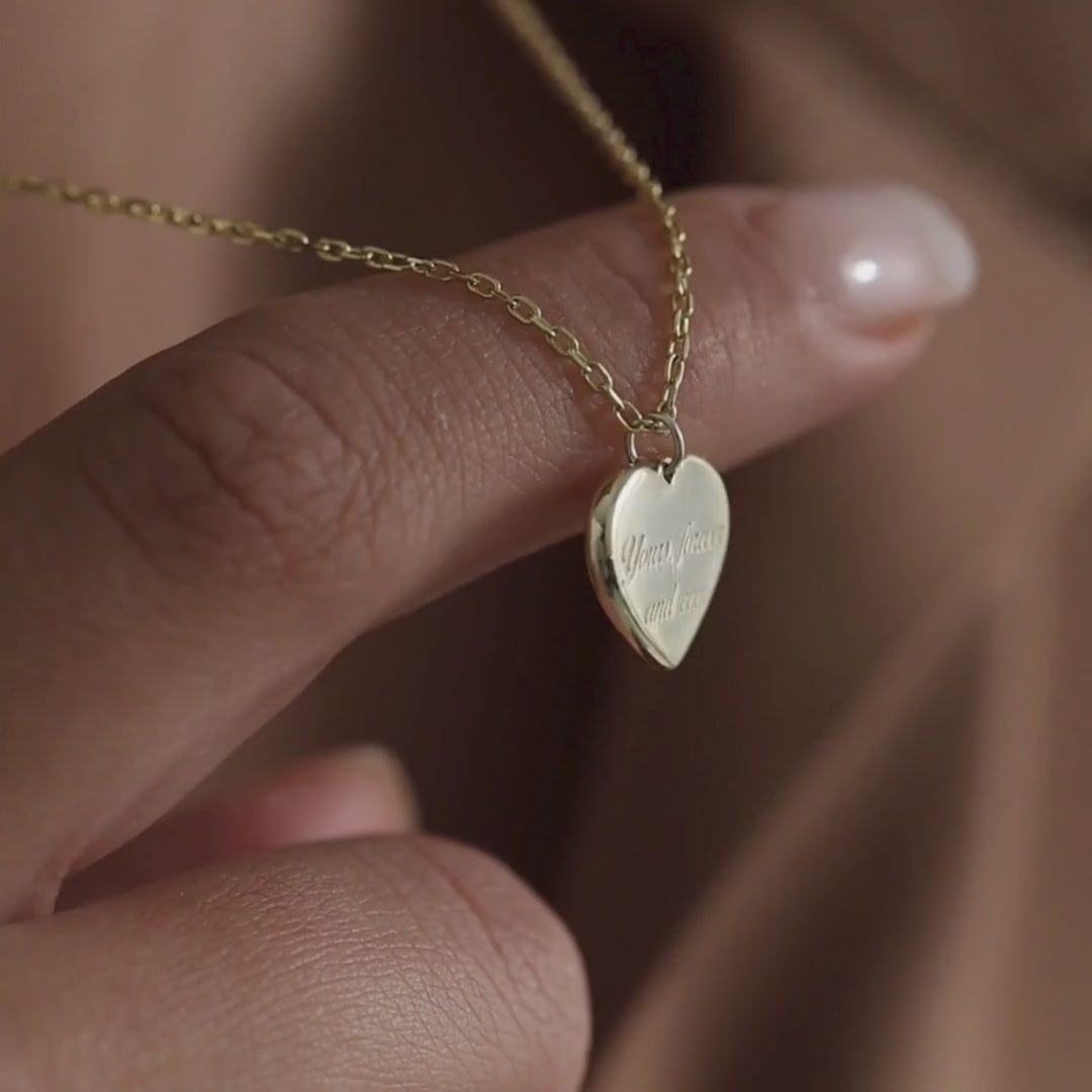 3D heart shaped Necklace