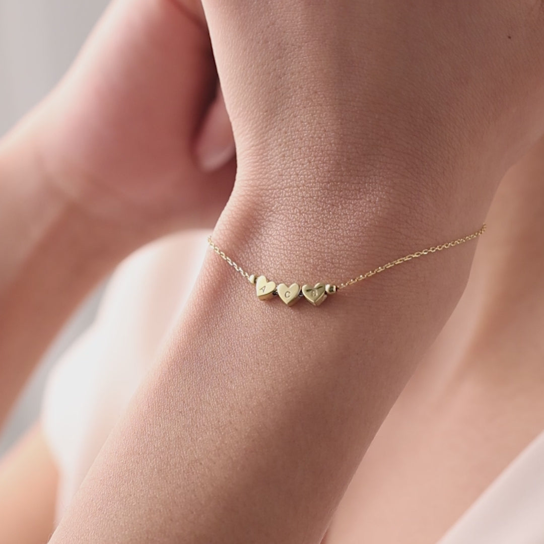Heart Charm Bracelet