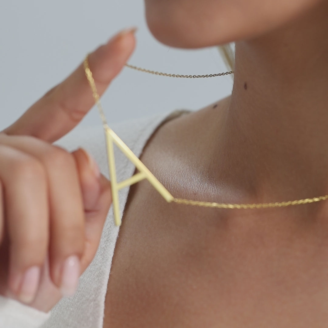Big Letter Necklace