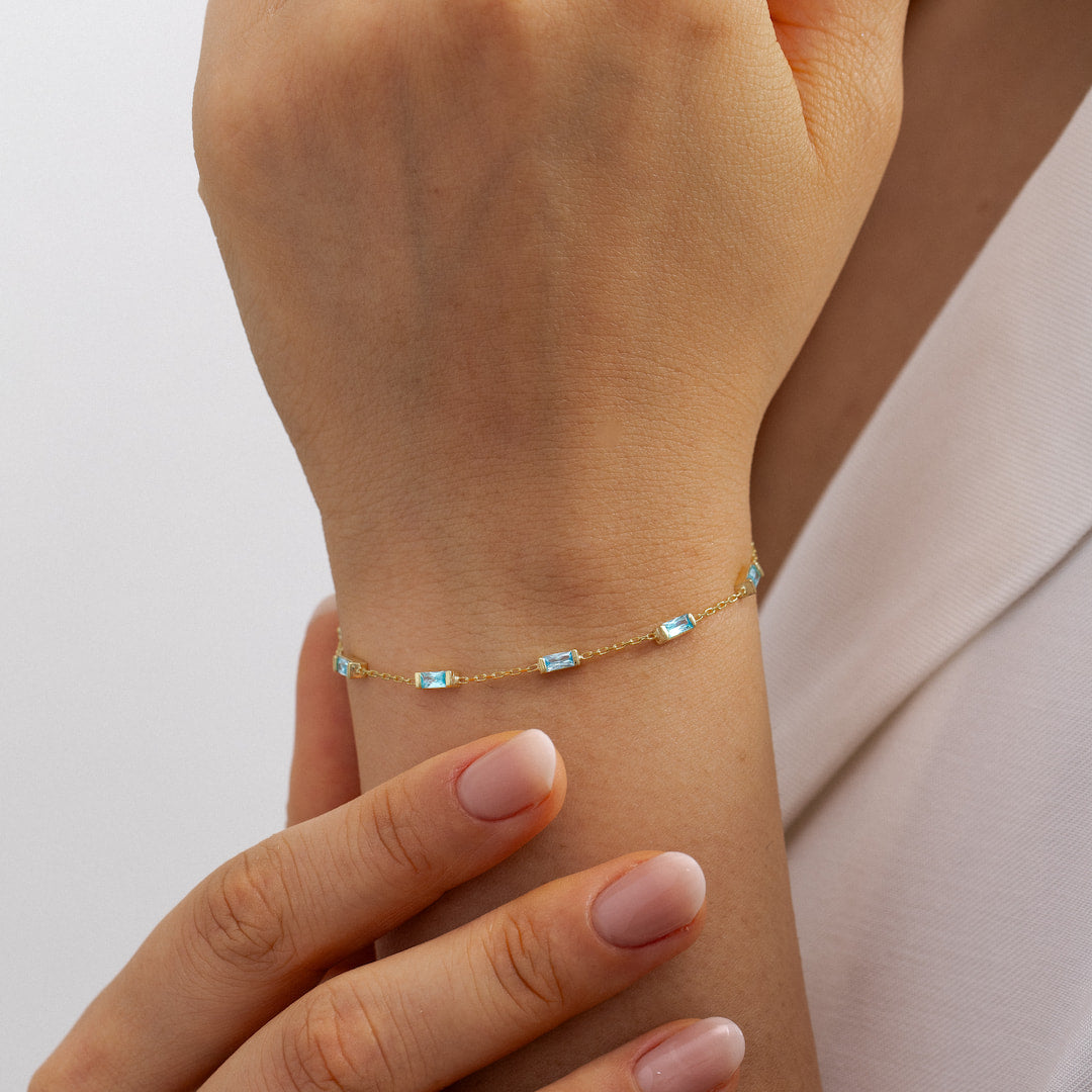 Baguette Charm Stones