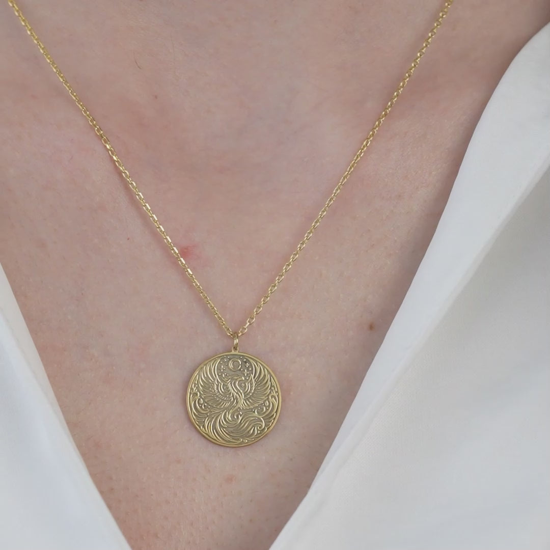 Video of the phoenix pendant necklace