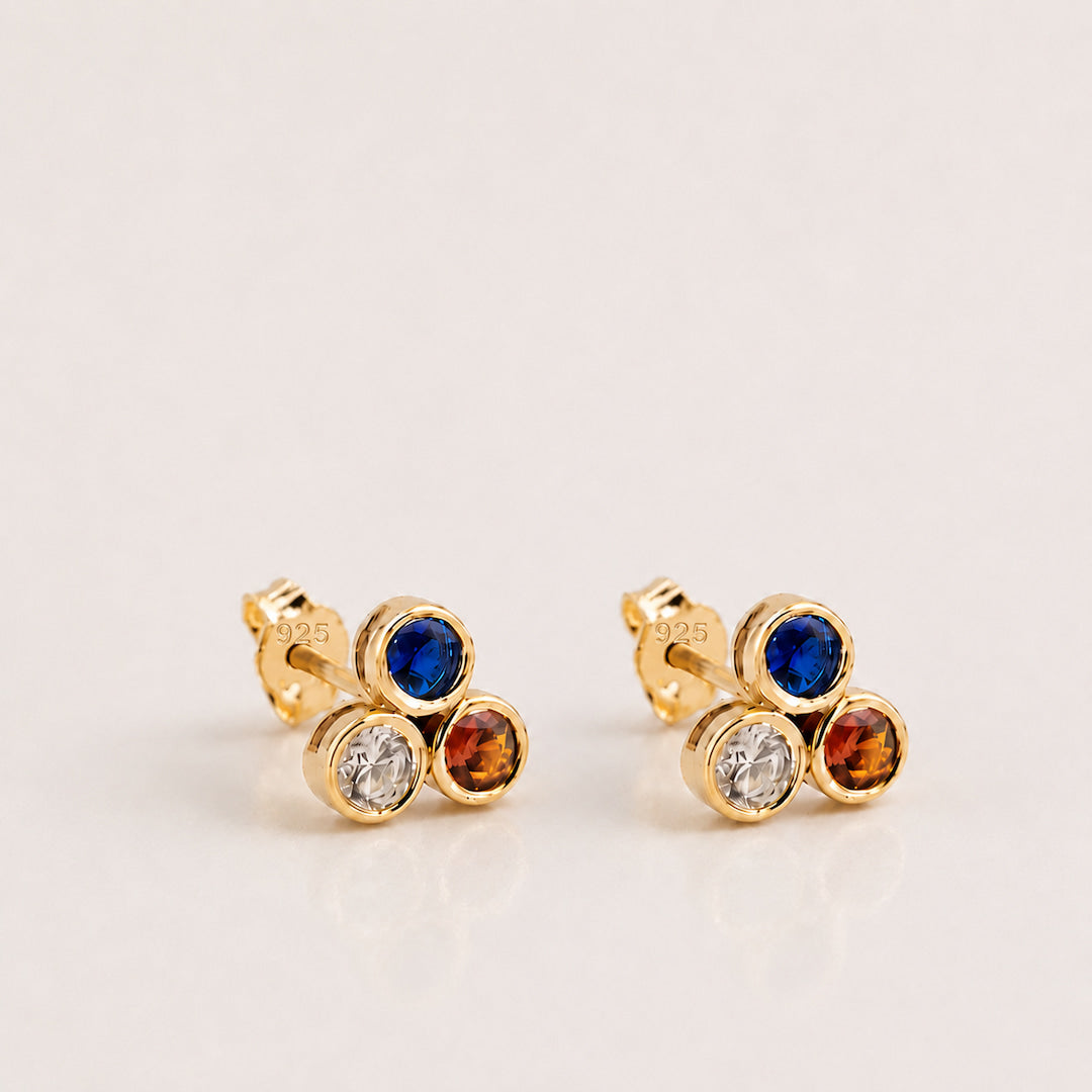 USA 250 Birthstone Earrings