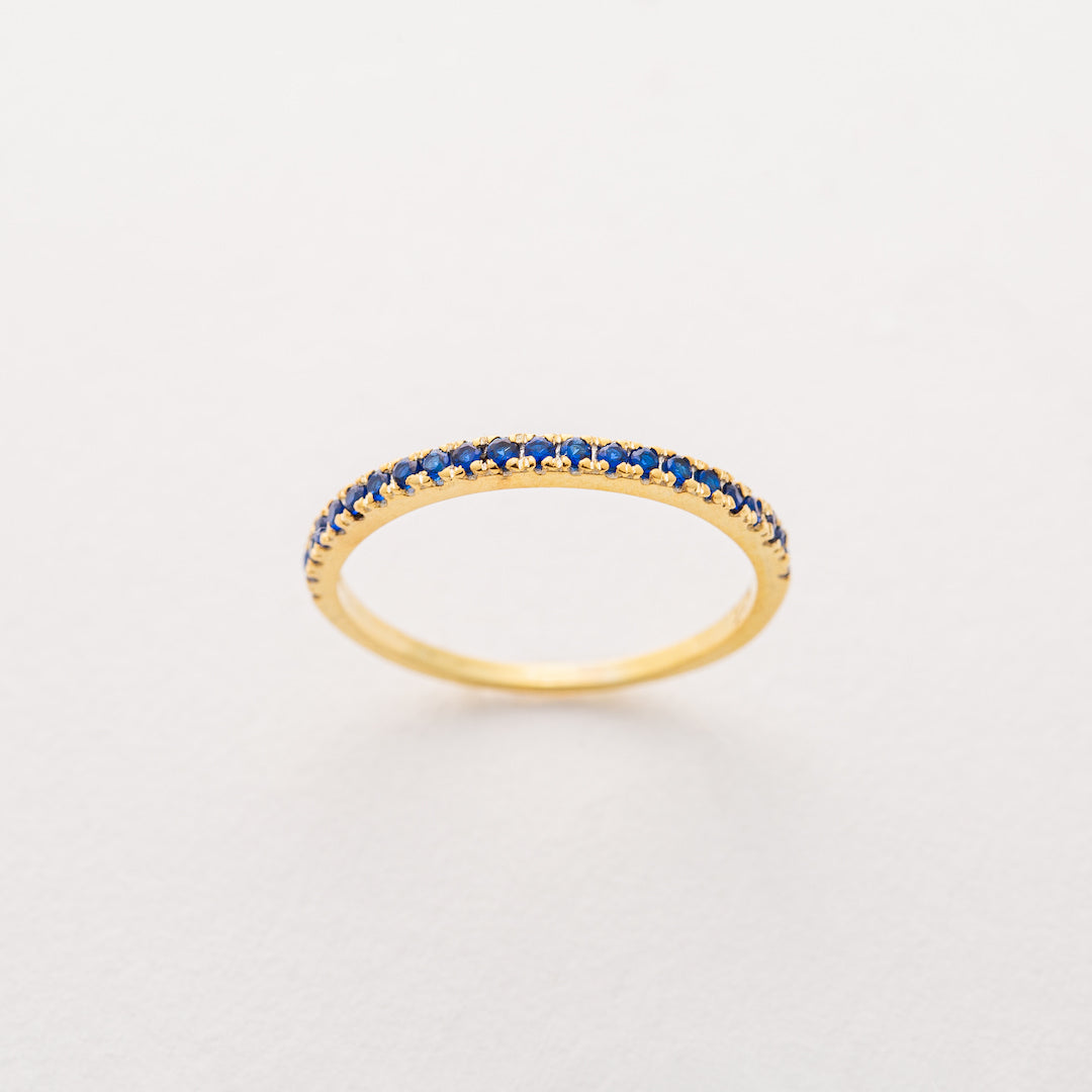 Sepember birhstone stacking ring