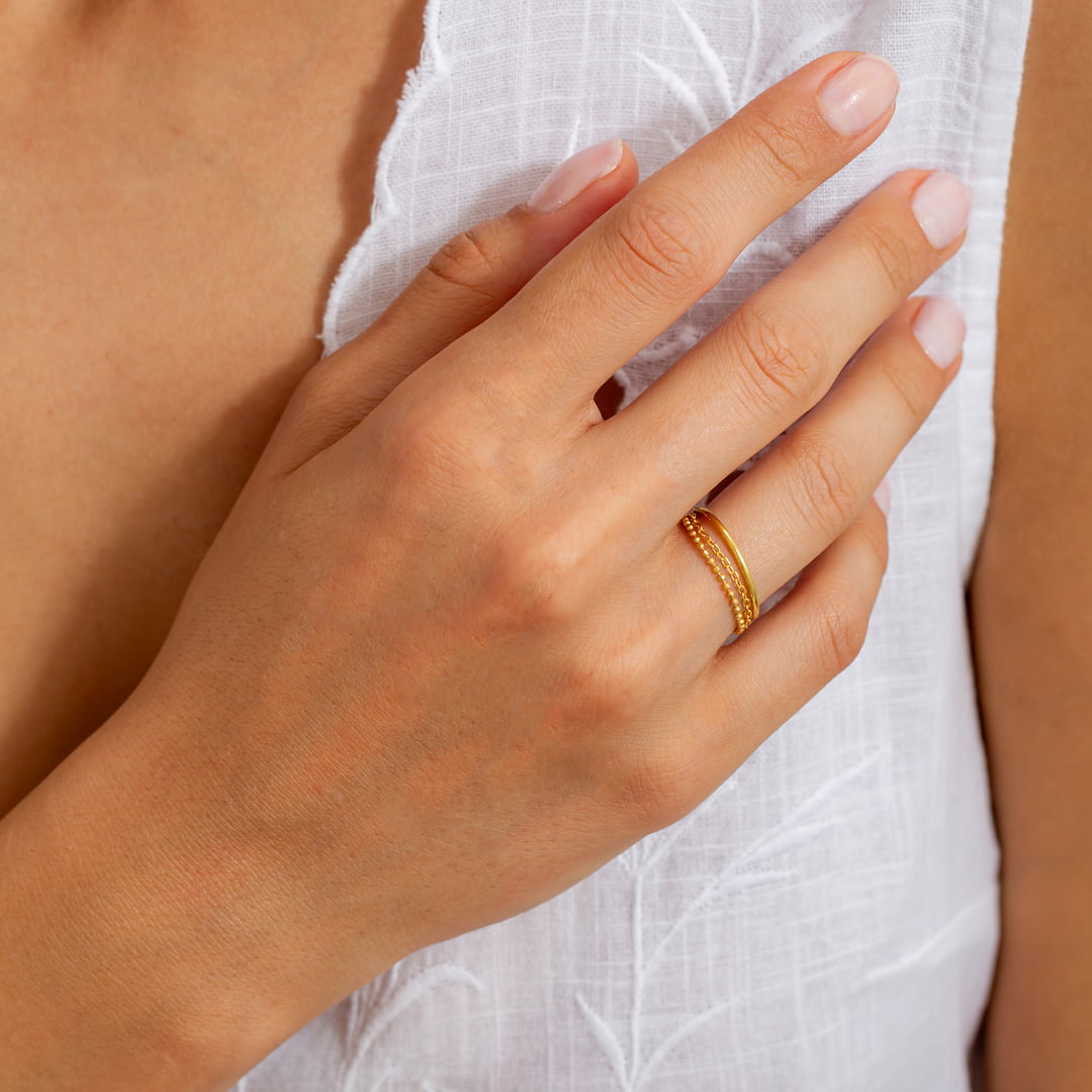 Stackable minimalist rings