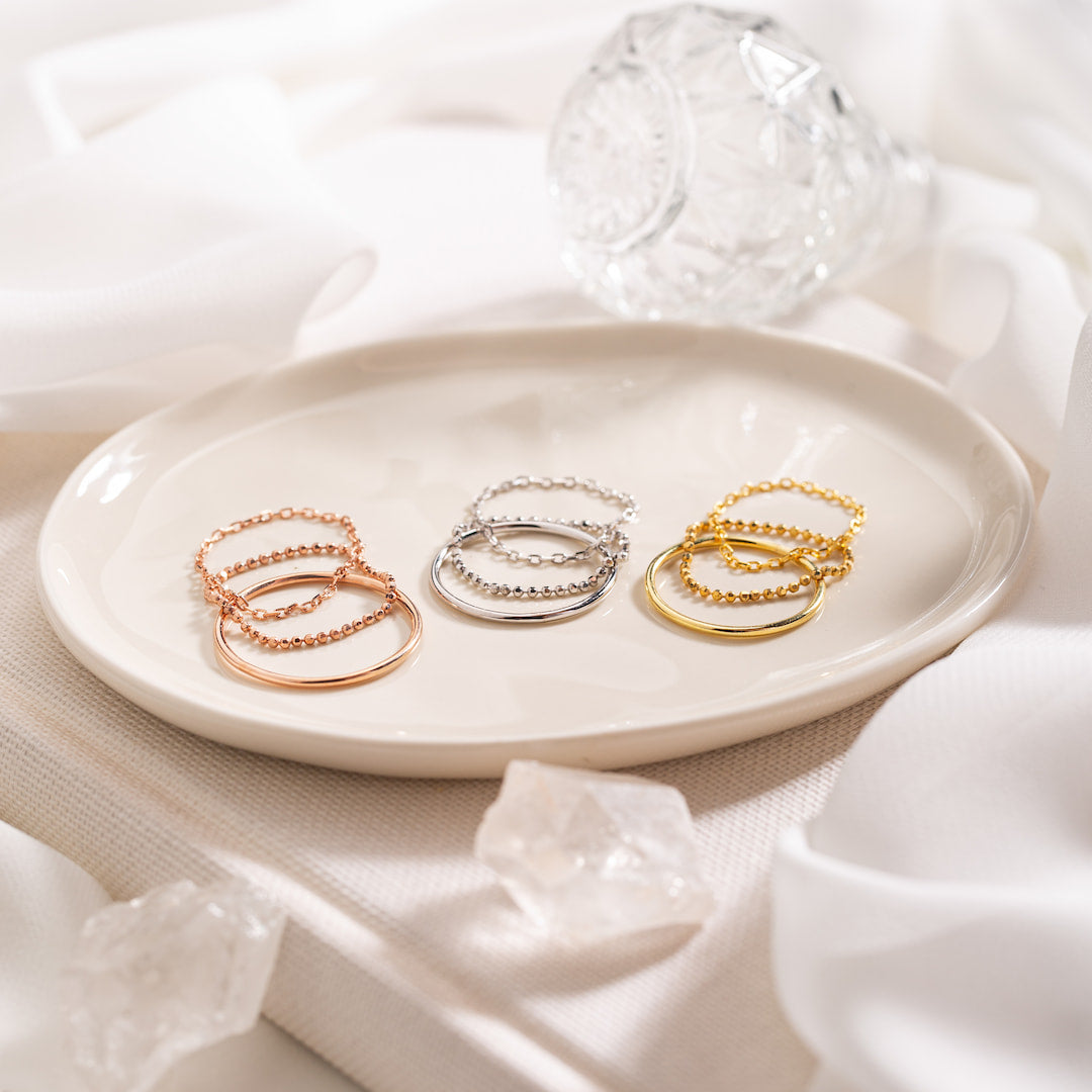 Stacking ring gift for mom