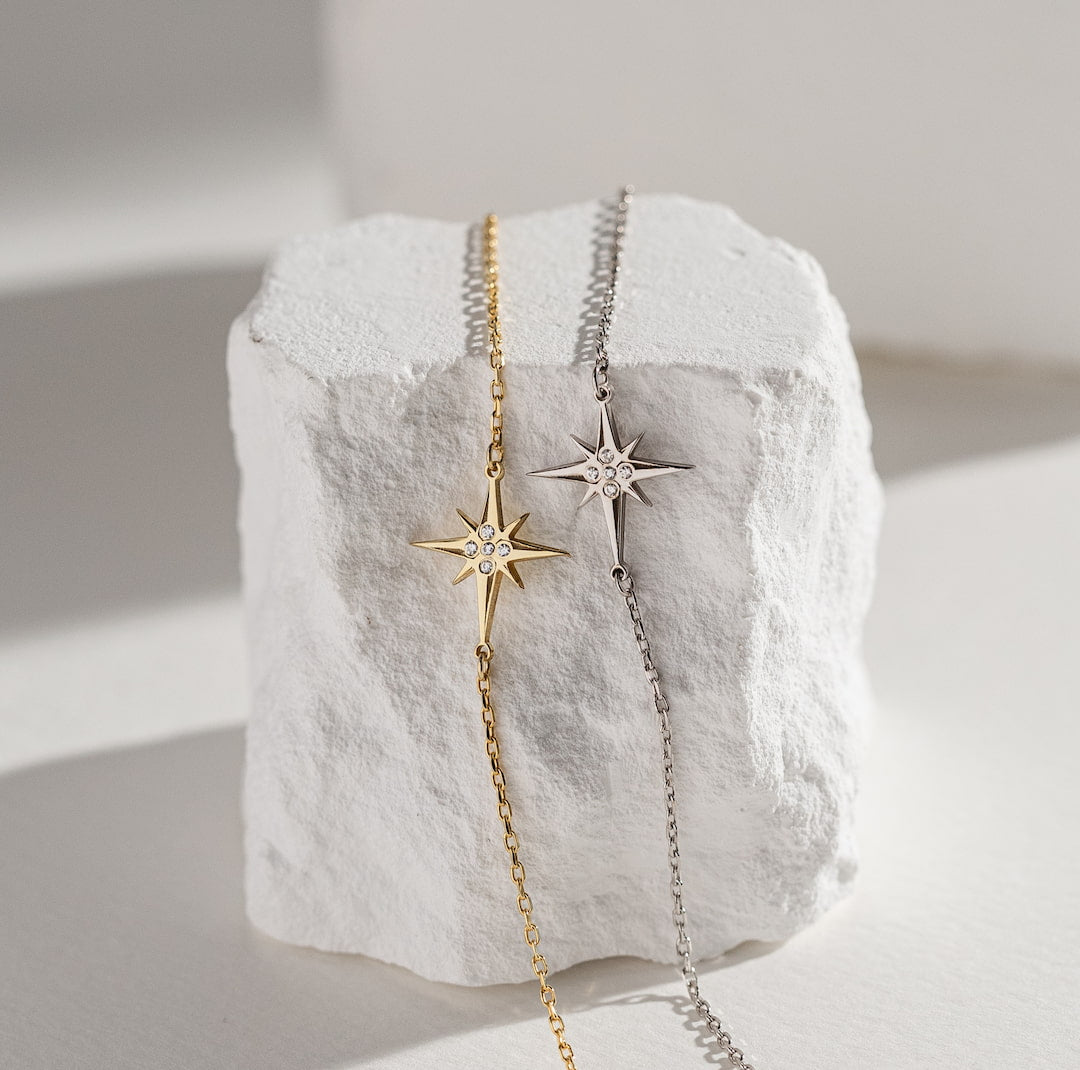 Star Bracelet Gold Jewelry Perfect Gift For Her