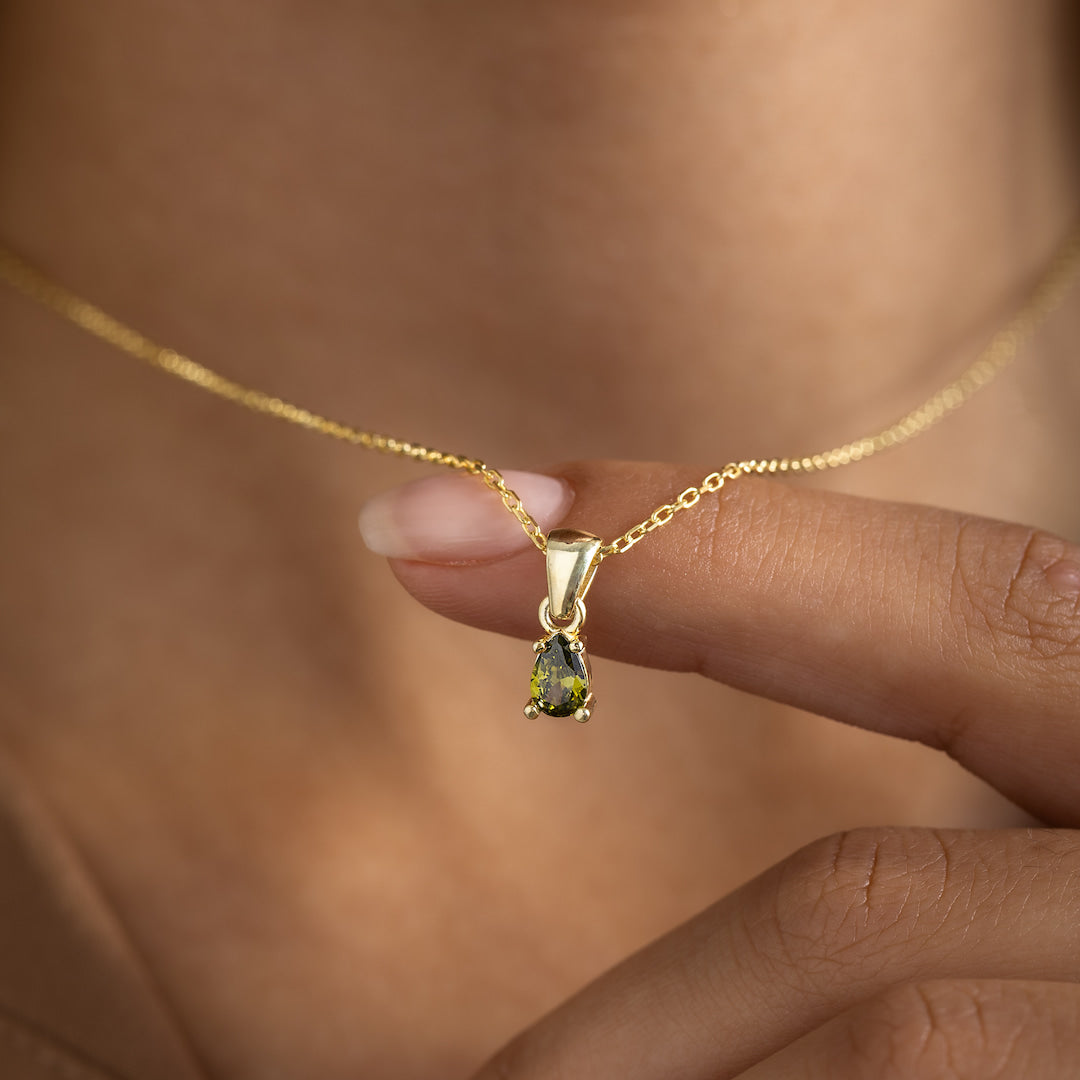 Teardrop Charm Necklace