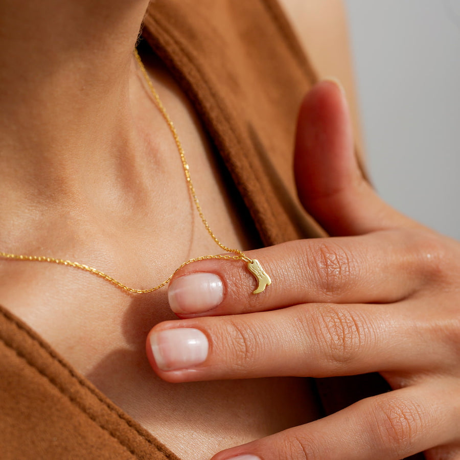 Cowboy Boot Necklace