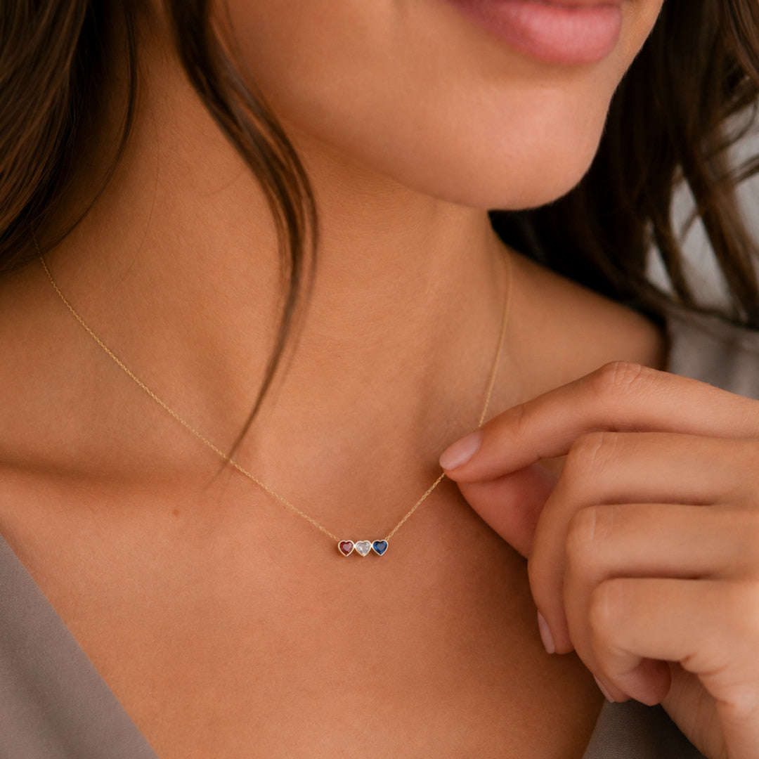 Birthstone Heart necklace