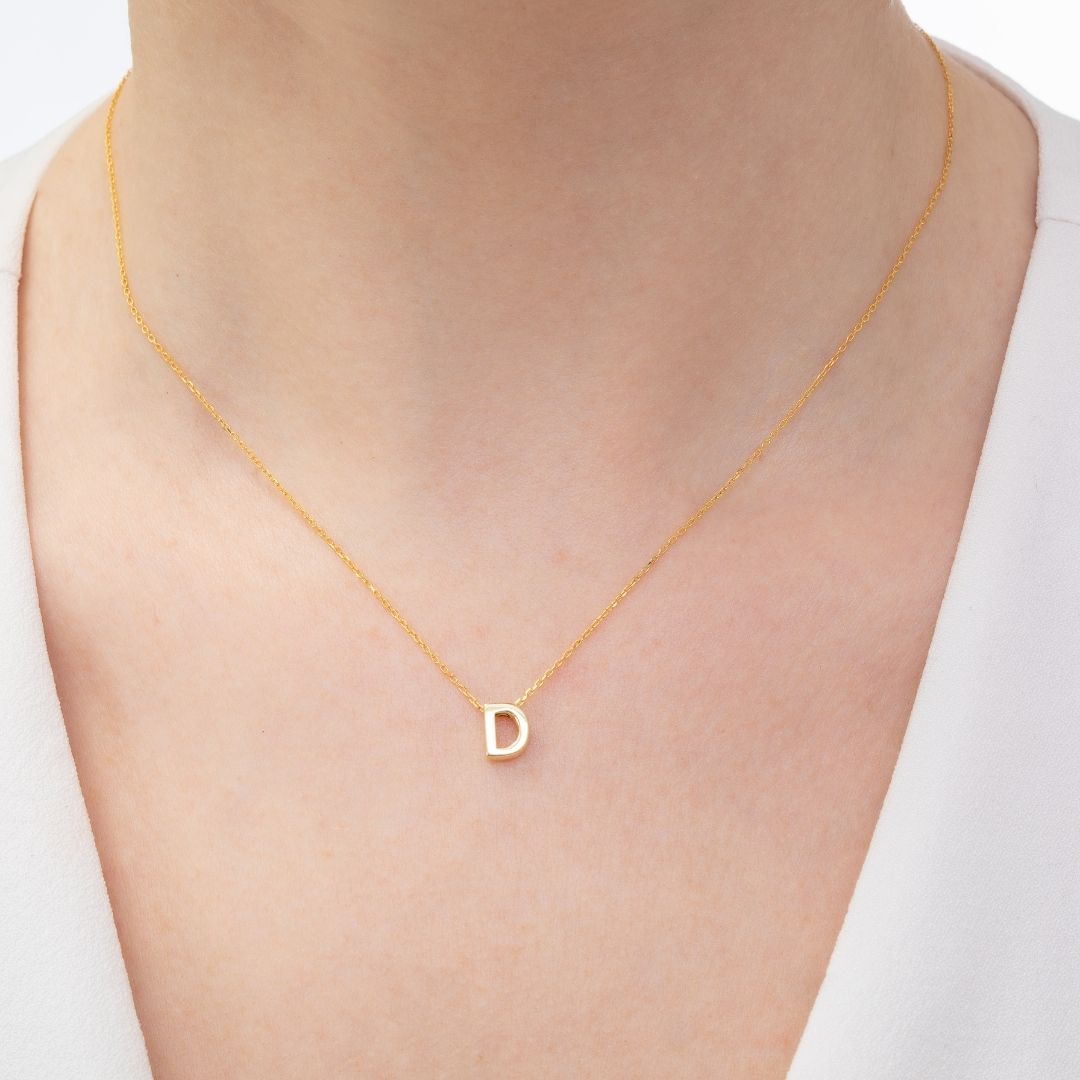 Gold Initial Necklace Custom Initial Necklace with Personalized Initials Christmas Gift for her Valentine's day gift Mother's Day Gift Mom Gift Mama Gift 
