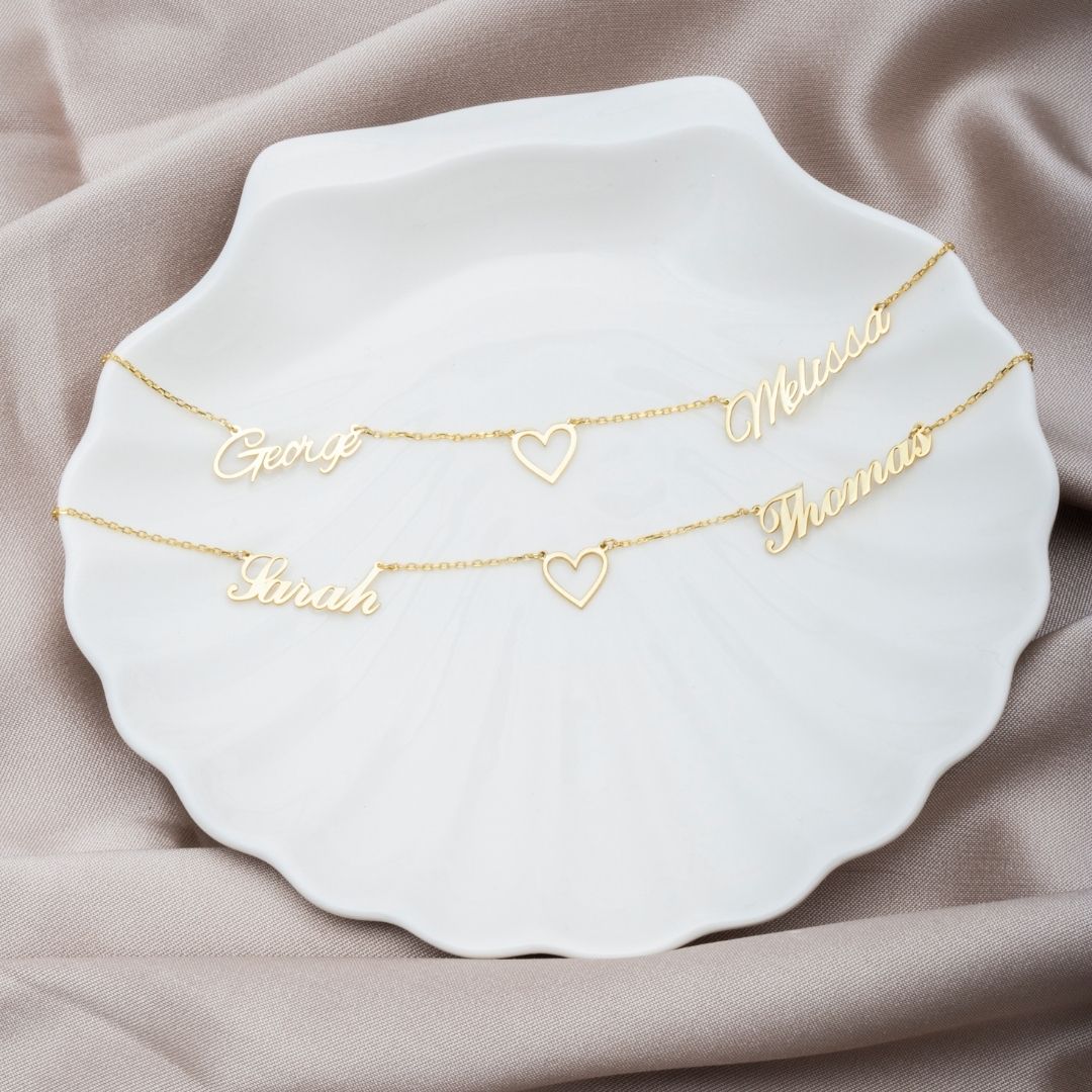 Couple Names Necklace